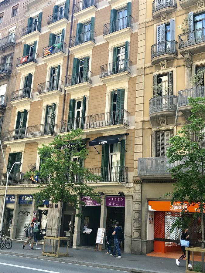 Hostal Eden Barcelona Bagian luar foto
